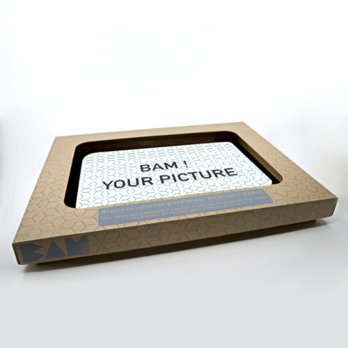 customizable serving tray on white background with packaging